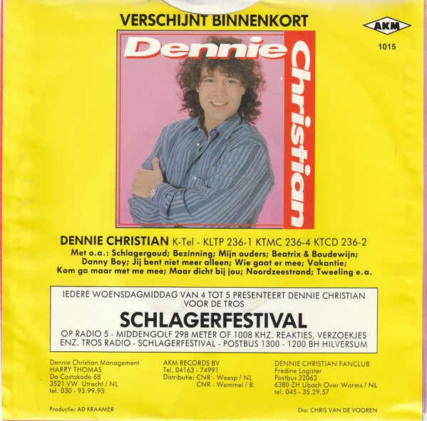 Dennie Christian : Schlager-Goud (7", Single)