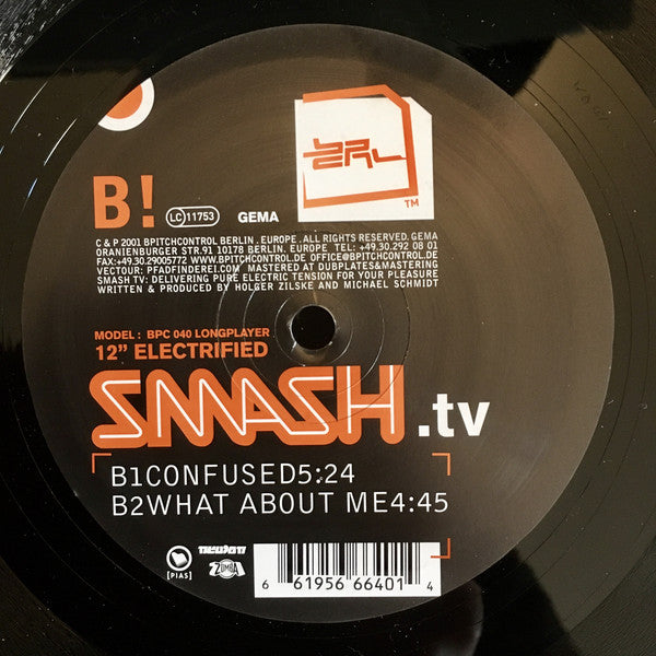 Smash TV : Electrified (2x12", Album)