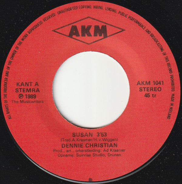 Dennie Christian : Susan (7", Single)