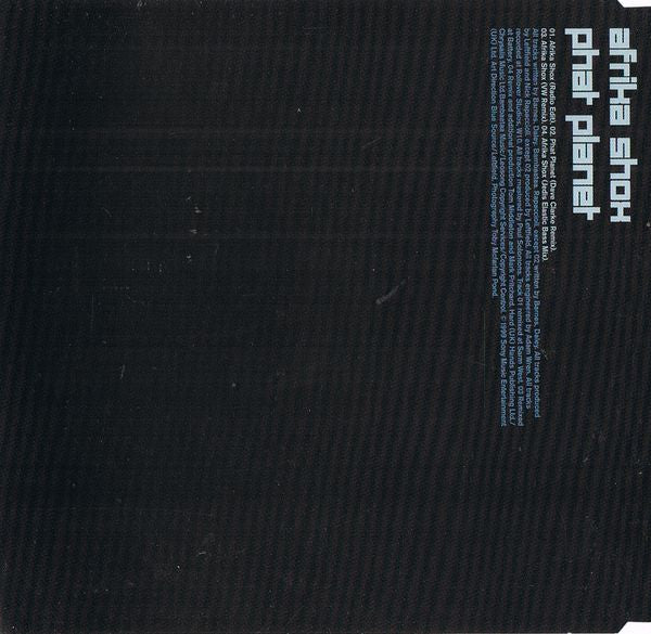 Leftfield . Afrika Bambaataa : Afrika Shox (CD, Maxi)