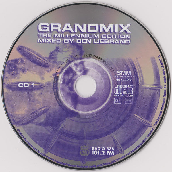 Ben Liebrand : Grandmix - The Millennium Edition (3xCD, Mixed)