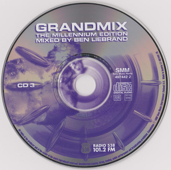 Ben Liebrand : Grandmix - The Millennium Edition (3xCD, Mixed)