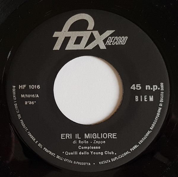 Quelli Dello Young Club : Quelli Dello Young Club (7")