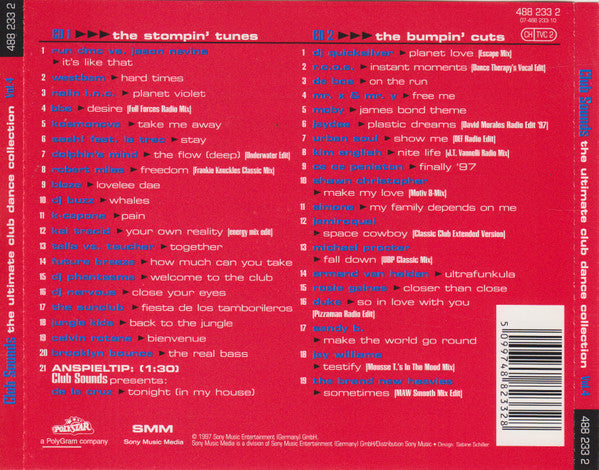 Various : Club Sounds Vol.4 - The Ultimate Club Dance Collection (2xCD, Comp)