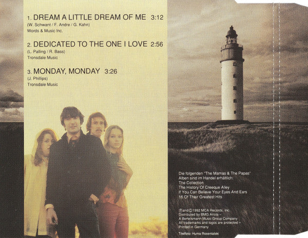 The Mamas & The Papas : Dream A Little Dream Of Me (CD, Single)