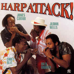 James Cotton, Junior Wells, Carey Bell, Billy Branch : Harp Attack! (CD, Album)