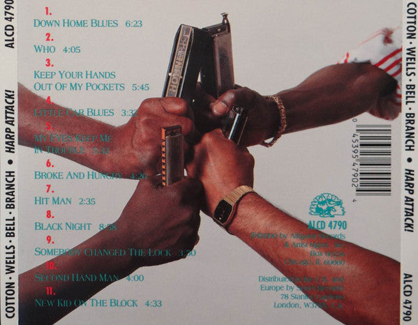 James Cotton, Junior Wells, Carey Bell, Billy Branch : Harp Attack! (CD, Album)