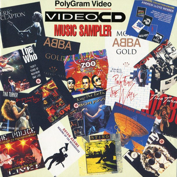 Various : Video CD Music Sampler (VCD, Promo, Smplr, PAL)