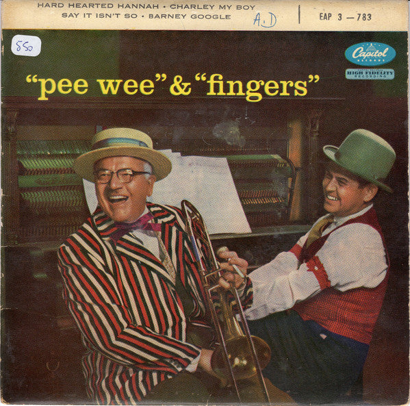 Pee Wee Hunt & Joe "Fingers" Carr : "Pee Wee" & "Fingers" (7", EP)