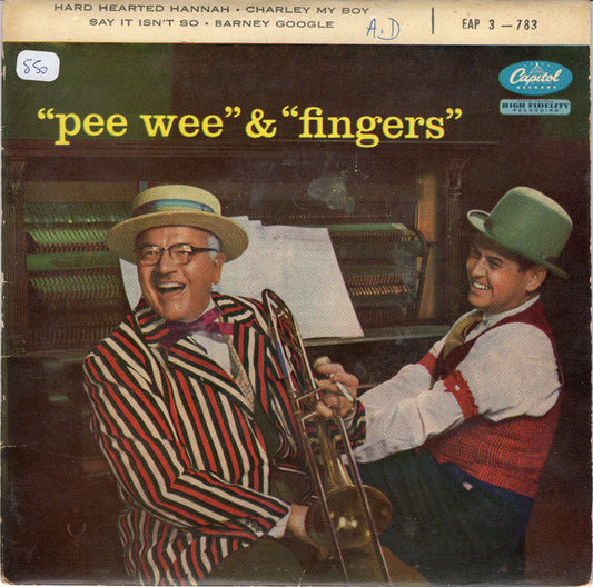 Pee Wee Hunt & Joe "Fingers" Carr : "Pee Wee" & "Fingers" (7", EP)