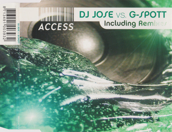 DJ Jose vs. G-Spott : Access (CD, Maxi)