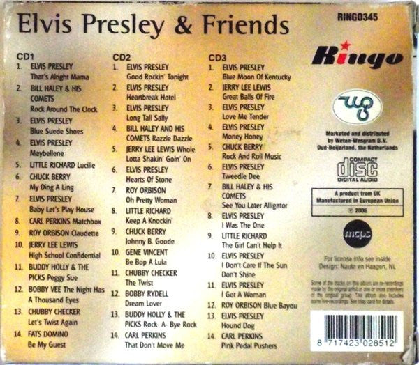 Various : Elvis Presley & Friends (3xCD, Comp, P/Unofficial)