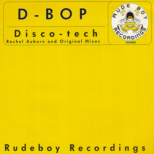 D-Bop : Disco-Tech (12")