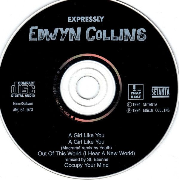 Edwyn Collins : A Girl Like You (CD, Maxi)