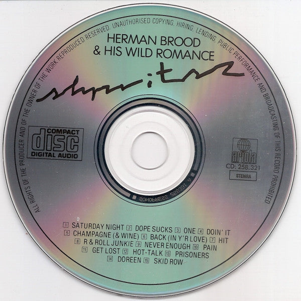 Herman Brood & His Wild Romance : Shpritsz (CD, Album, RE)