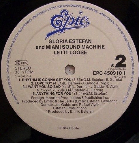 Miami Sound Machine : Let It Loose (LP, Album)