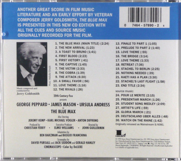 Jerry Goldsmith : The Blue Max  (CD, Album)