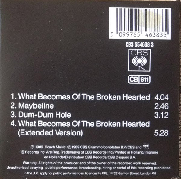 Herman Brood & His Wild Romance : What Becomes Of The Broken Hearted (CD, Mini, Maxi)