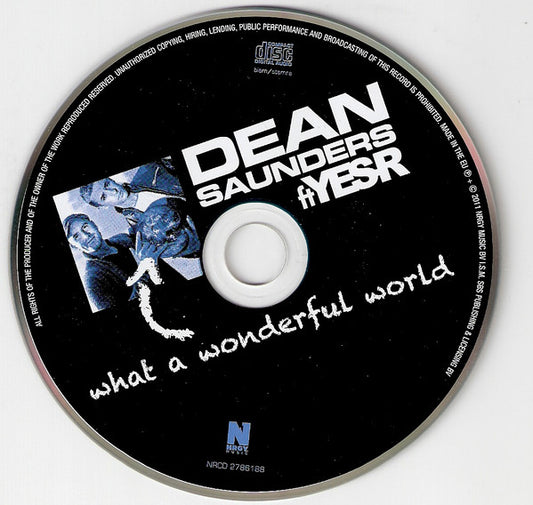Dean Saunders (2) Ft Yes-R : What A Wonderful World (CD, Single)