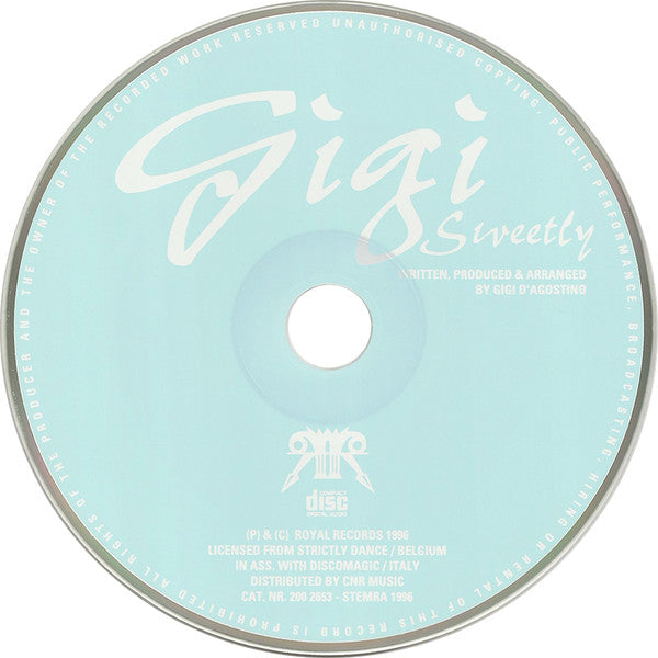 Gigi D'Agostino : Sweetly (CD, Maxi)