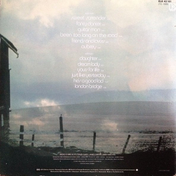 Bread : The Best Of Bread Volume Two (LP, Comp, Gat)