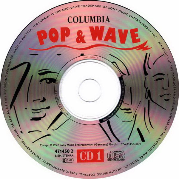 Various : Pop & Wave Vol. 1 - The Hits Of The 80's (2xCD, Comp)