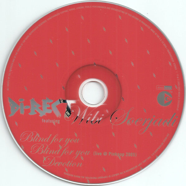 Di-Rect Featuring Wibi Soerjadi : Blind For You (CD, Maxi, Copy Prot.)