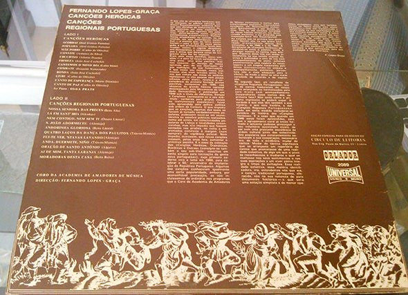 Fernando Lopes-Graça, Coro Lopes-Graça da Academia de Amadores de Música : Canções Heróicas / Canções Regionais Portuguesas (LP, Club, RE)