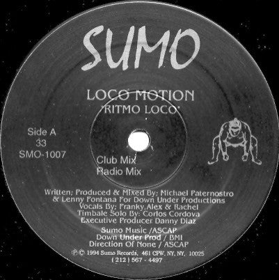 Loco Motion : Ritmo Loco (12")