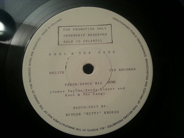 Kool & The Gang : Fresh (7", S/Sided, Promo)