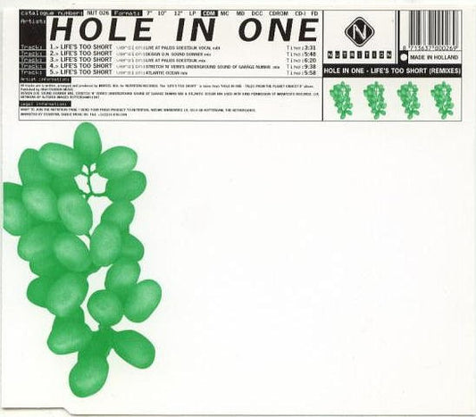Hole In One : Life's Too Short The Remixes (CD, Maxi)