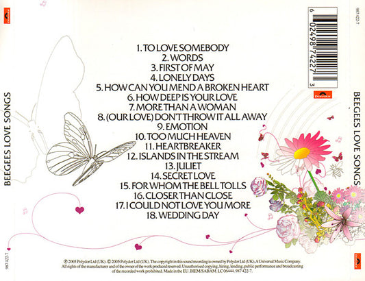 Bee Gees : Love Songs (CD, Comp)