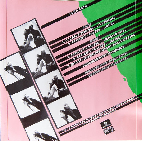 Vicious Pink : Cccan't You See...(Version) (12", Single)