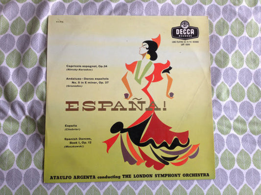 Ataúlfo Argenta, London Symphony Orchestra : España (LP, Mono)