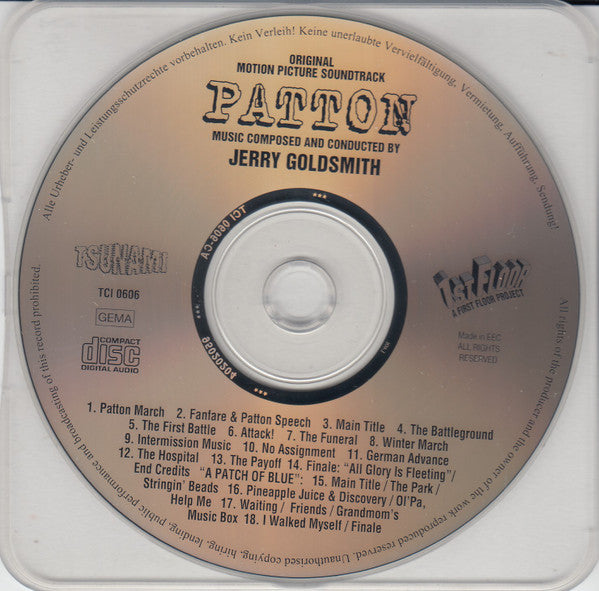 Jerry Goldsmith : Patton  + Bonustracks "A Patch Of Blue" (Original Motion Picture Soundtrack) (CD, Album, Comp, RE, RM)