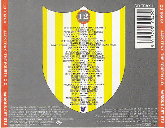 Various : Jack Trax (The Fourth C.D.) (CD, Comp)