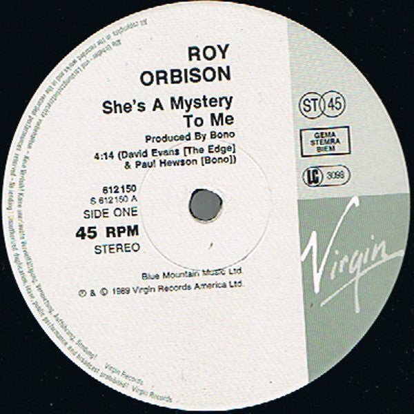 Roy Orbison : She's A Mystery To Me (12")