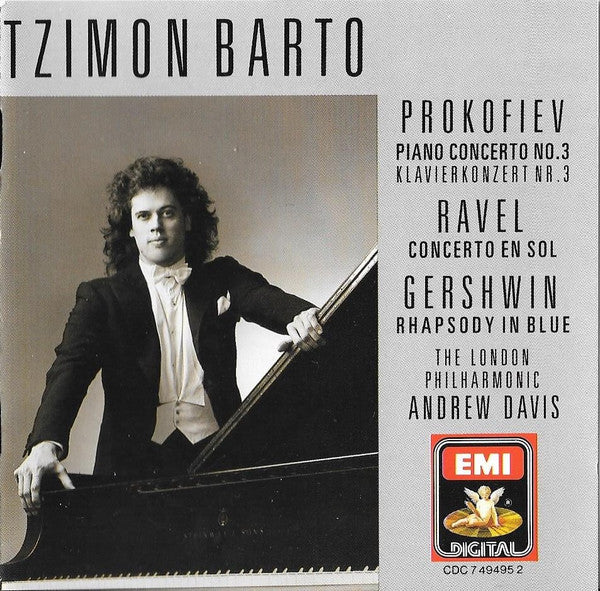 Tzimon Barto, Andrew Davis, Sergei Prokofiev, Maurice Ravel, George Gershwin : Piano Concerto No. 3 / Concerto En Sol / Rhapsody In Blue (CD, Album)