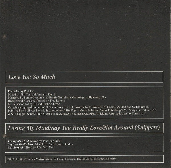 Trina Broussard : Love You So Much (CD, Single)
