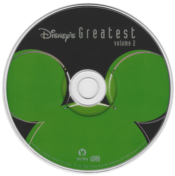 Various : Disney's Greatest Volume 2 (CD, Comp)