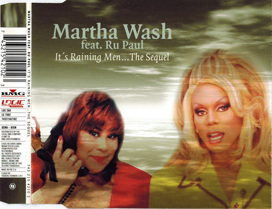 Martha Wash Feat. RuPaul : It's Raining Men... The Sequel (CD, Maxi)