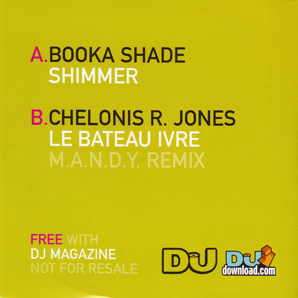 Booka Shade / Chelonis R. Jones : Get Physical - Label Of The Year 2005 (7")