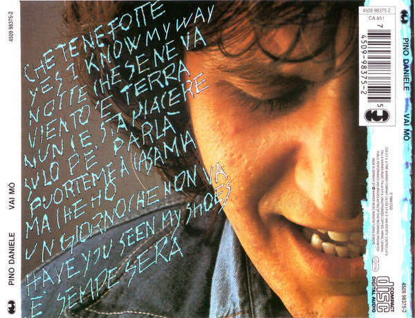 Pino Daniele : Vai Mò (CD, Album, RE, RM)