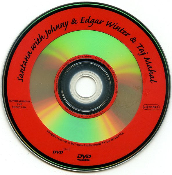 Santana With Johnny* & Edgar Winter & Taj Mahal : Live In Concert At The Royal Albert Hall (Hybrid, DVDplus)