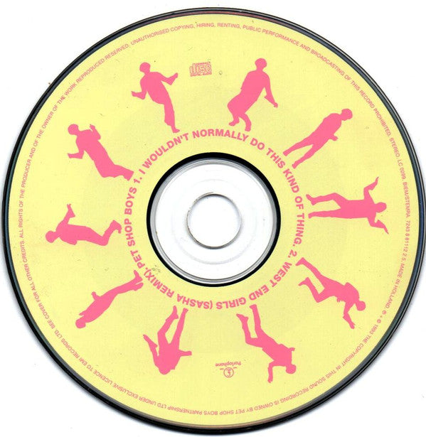 Pet Shop Boys : I Wouldn't Normally Do This Kind Of Thing (CD, Single)