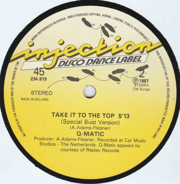 Q-Matic : Take It To The Top (12")