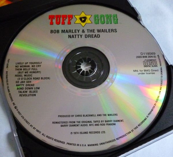 Bob Marley & The Wailers : Natty Dread (CD, Album, Club, RE, RM)