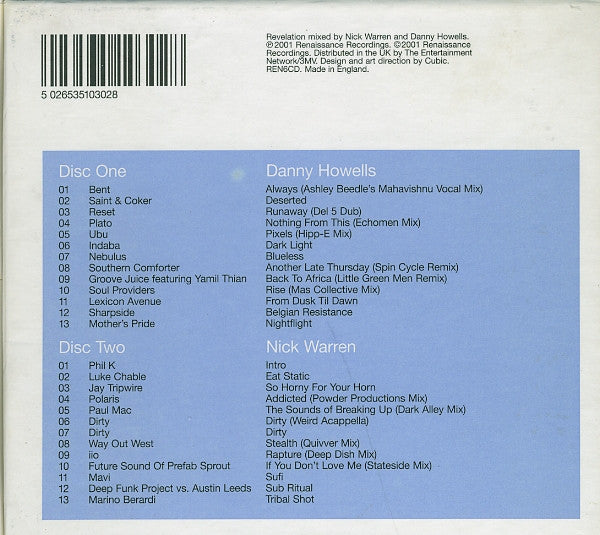Nick Warren And Danny Howells : Renaissance - The Masters Series Part Four: Revelation (2xCD, Mixed)