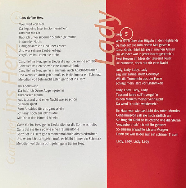 Frans Bauer : Ganz Tief Ins Herz (CD, Album)