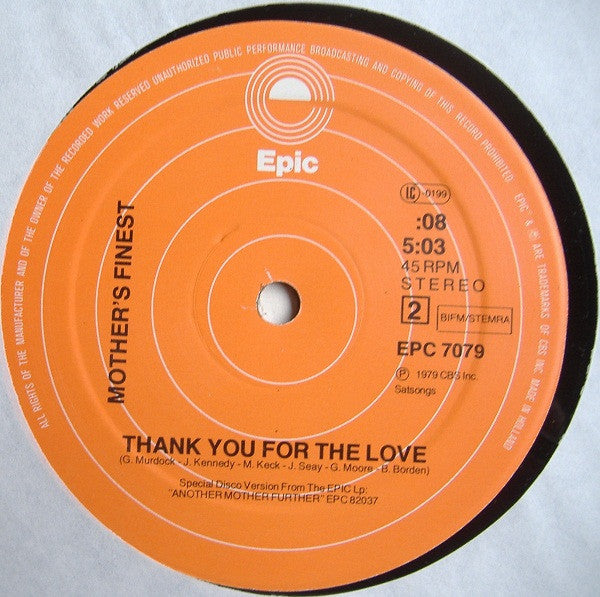 Mother's Finest : Dis Go Dis Way, Dis Go Dat Way / Thank You For The Love (12", Maxi, Ltd)